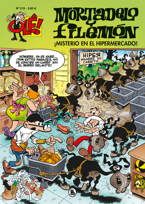  ¡Misterio en el hipermercado! (Olé! Mortadelo 215) 