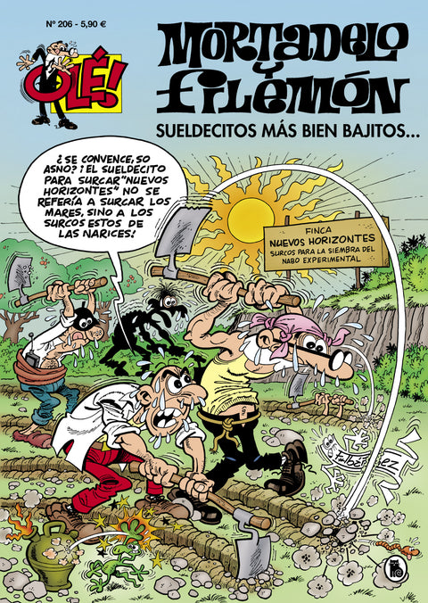  Sueldecitos más bien bajitos... (Olé! Mortadelo 206) 