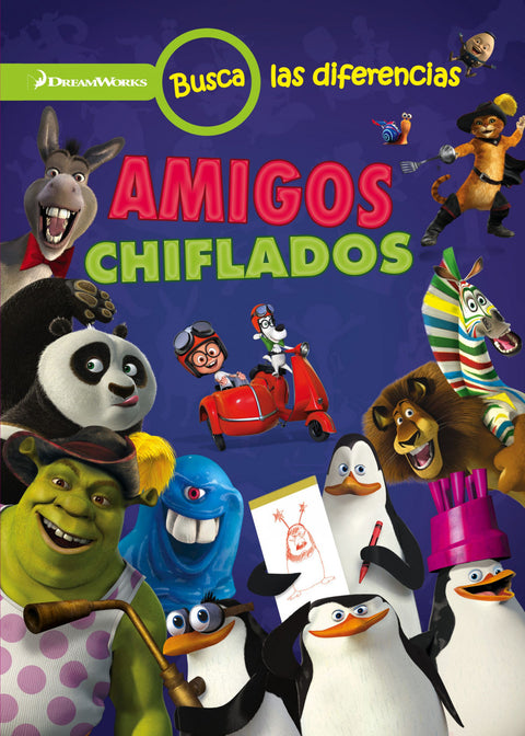  Busca las diferencias. Amigos chiflados 