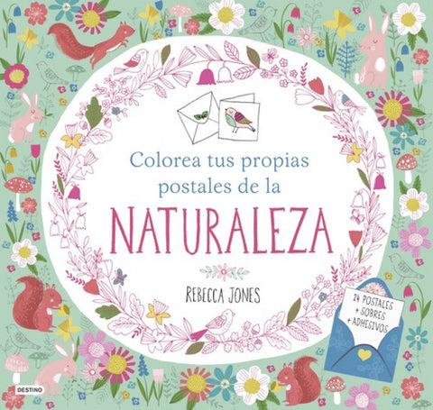  COLOREA TUS PROPIAS POSTALES DE LA NATURALEZA 
