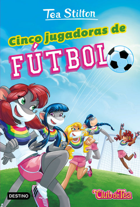  CINCO JUGADORAS DE FUTBOL 
