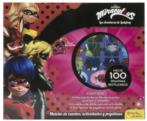  Miraculous. Maletín de cuentos, actividades y pegatinas 