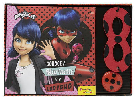  Miraculous. Libro con antifaz y yoyó 