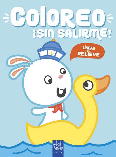  Coloreo ¡sin salirme! Conejo 