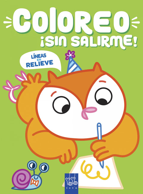  Coloreo ¡sin salirme! Búho 