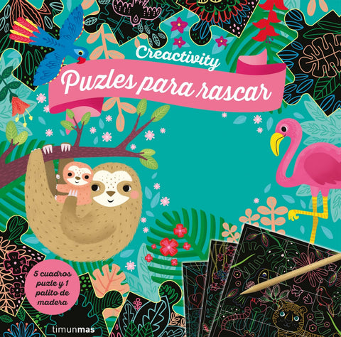  Creactivity. Jungla. Puzzles para rascar 