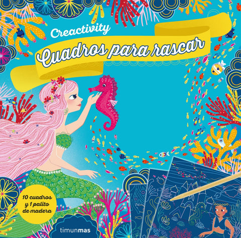  Creactivity. Sirenas. Cuadros para rascar 
