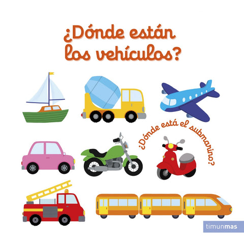  ¿Dónde están los vehículos? 