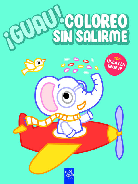  ¡Guau! Coloreo sin salirme. Azul 