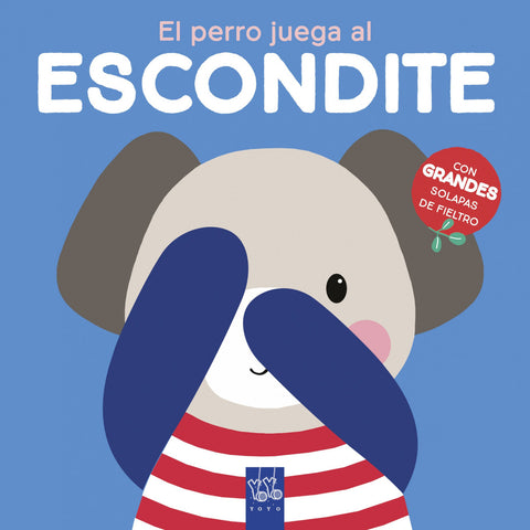  El perro juega al escondite 