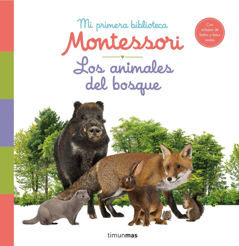  Los animales del bosque. Mi primera biblioteca Montessori 