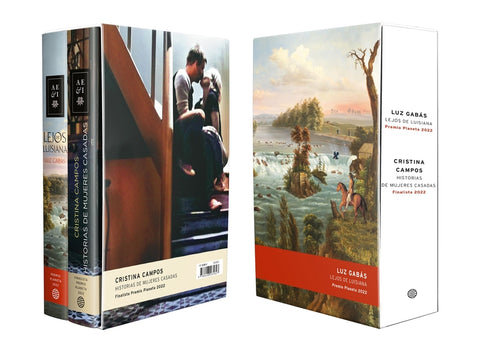  Estuche Premio Planeta 2022 (Lejos de Luisiana + Historias de mujeres casadas) 