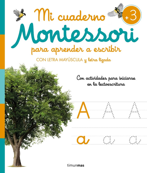  Mi cuaderno Montessori para aprender a escribir 