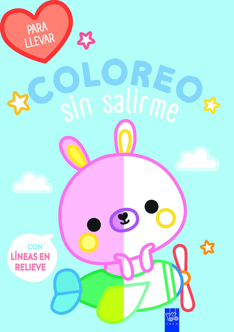  Coloreo sin salirme-Para llevar. Conejo 