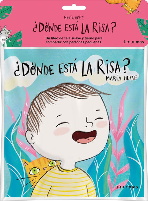  ¿Dónde está la risa? Libro de tela 