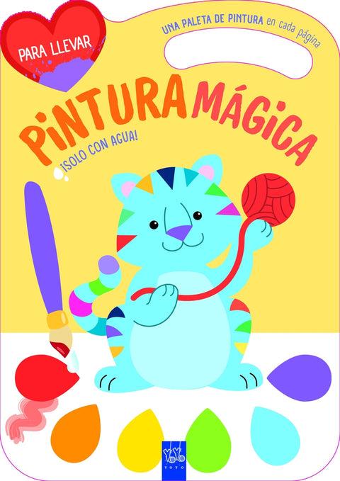  Pintura mágica. Gato 