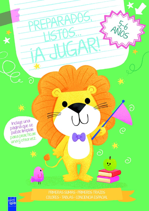  Preparados, listos... ¡a jugar! 5-6 años verde 