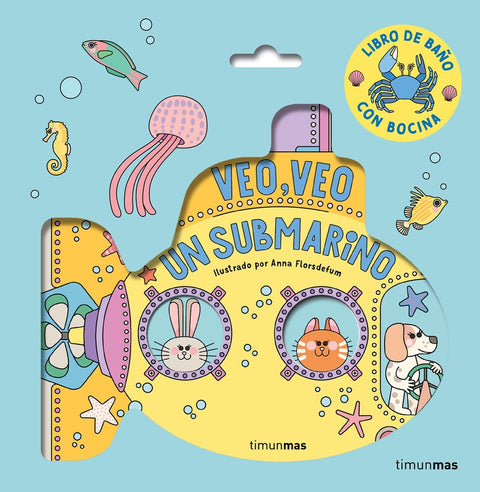  Veo, veo. ¡Un submarino! Libro de baño 