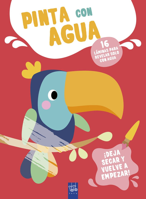 Pinta con agua. Tucán 