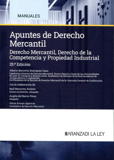  APUNTES DE DERECHO MERCANTIL 2024 25ªED 