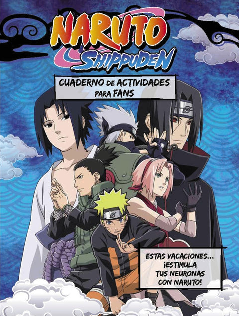  Cuaderno de actividades para fans Naruto Shippuden 