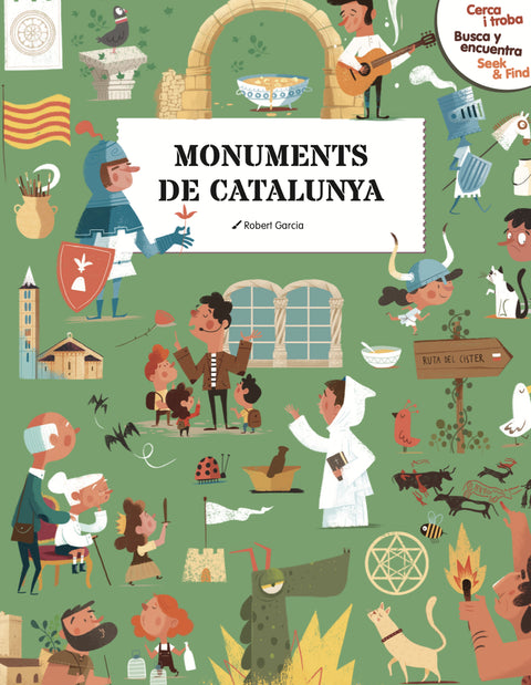 CERCA I TROBA, BUSCA Y ENCUENTRA, SEEK &amp;FIND. MONUMENTS DE CATALUNYA 