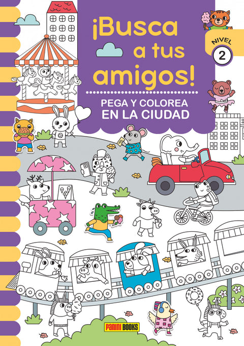  BUSCA AMIGOS CIUDAD PEGA COLOREA N2 