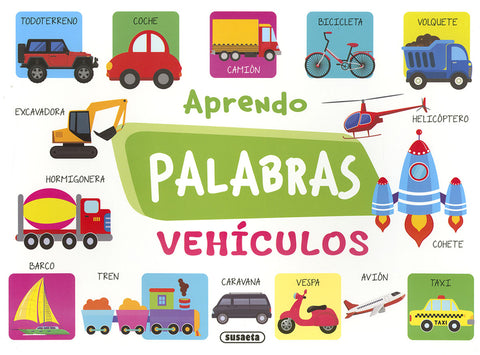 Aprendo palabras. Vehículos 