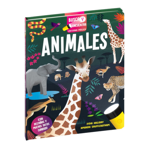  BUSCA Y ENCUENTRA LINTERNA MÁGICA, ANIMALES 