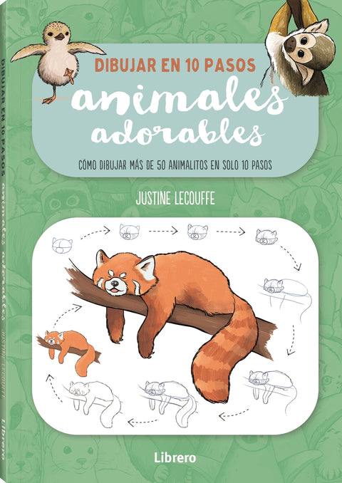  DIBUJAR ANIMALES ADORABLES EN 10 PASOS 