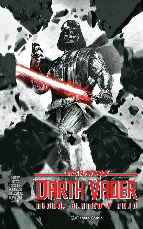  Star Wars Darth Vader: Blanco, negro y rojo 