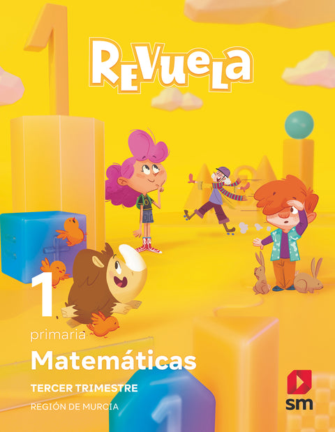  Matemáticas. 1 Primaria. Trimestres Revuela. Región de Murcia 
