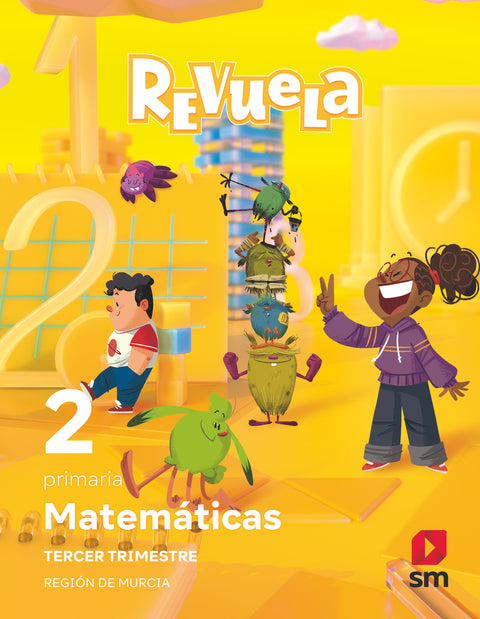  Matemáticas. 2 Primaria. Trimestres Revuela. Región de Murcia 