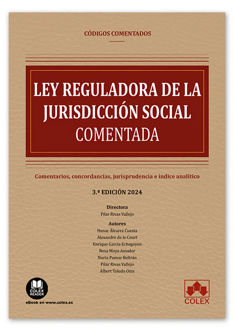  LEY REGULADORA DE LA JURISDICCION SOCIAL COMENTADO 
