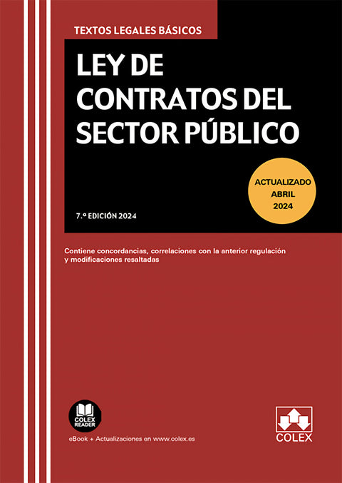  Ley de Contratos del Sector Público 7ª Ed. 2024 