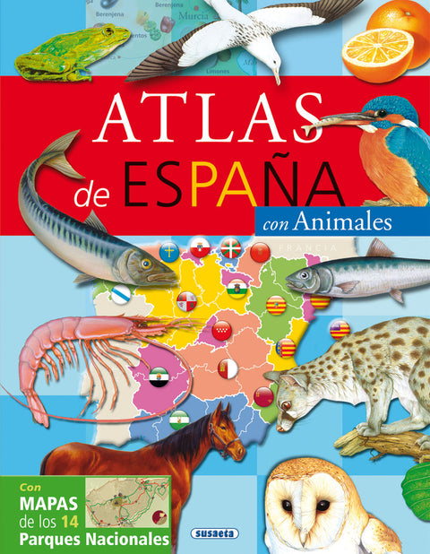  Atlas de España con animales 