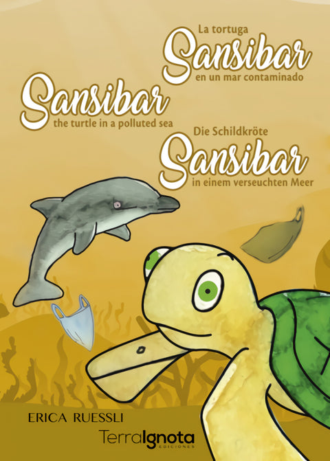  La tortuga Sansibar en un mar contaminado 