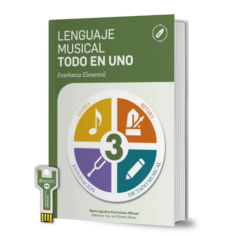 LENGUAJE MUSICAL TODO EN UNO 3º NIVEL 