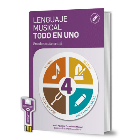  LENGUAJE MUSICAL TODO EN UNO 4º NIVEL 