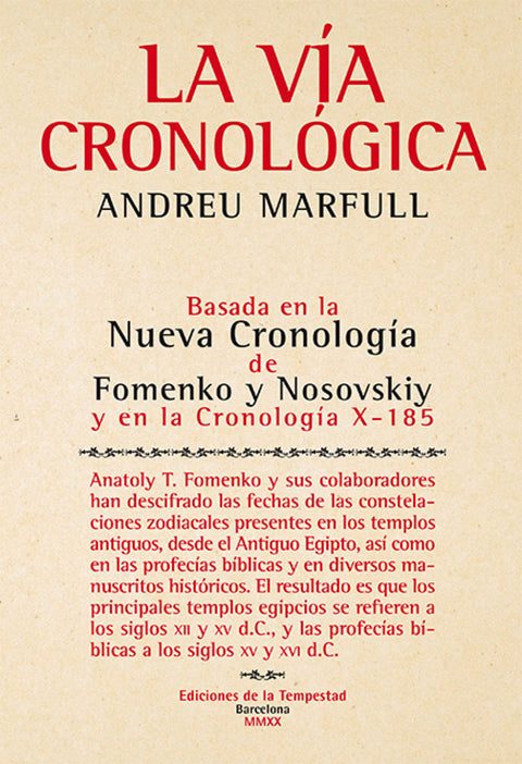  LA VÍA CRONOLÓGICA 