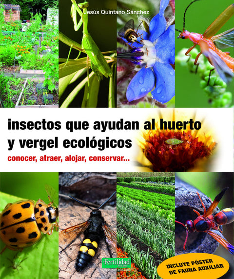 Insectos que ayudan al huerto y vergel ecológicos 