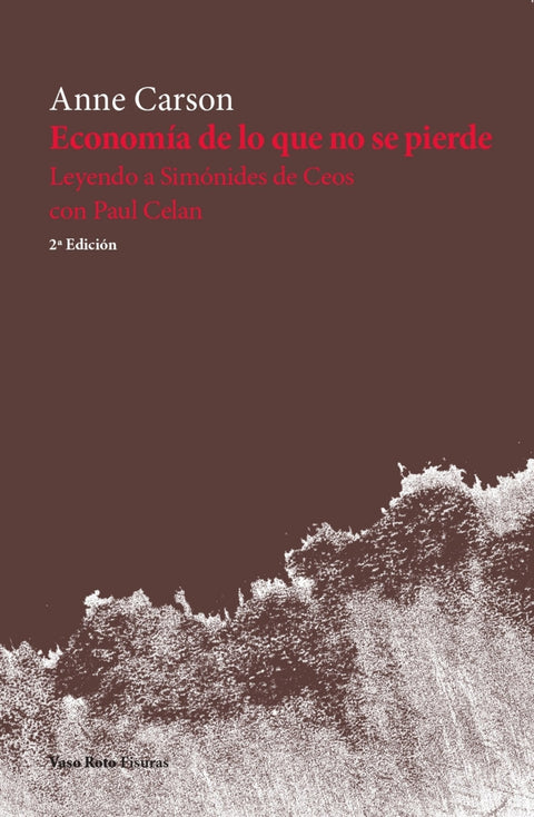  Economía de lo que no se pierde 