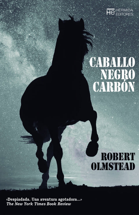  Caballo negro carbón 