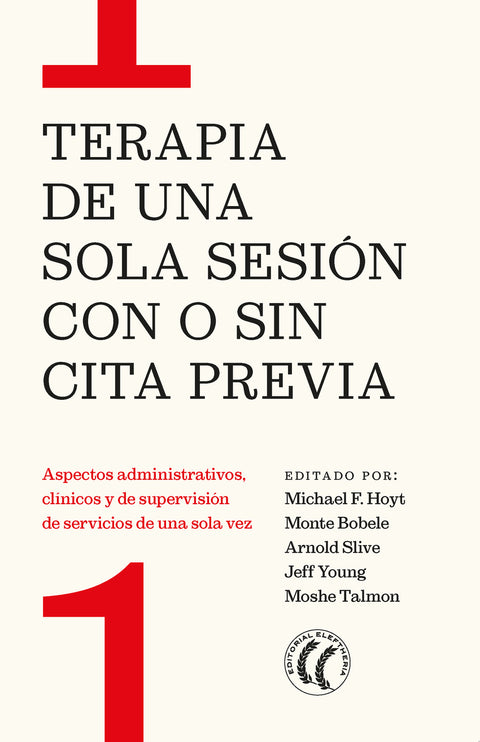  Terapia de una sola sesión con o sin cita previa 