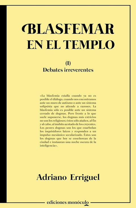  BLASFEMAR EN EL TEMPLO 