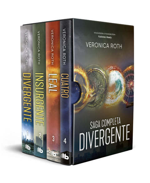  Divergente (estuche con: Divergente # Insurgente # Leal # Cuatro) 
