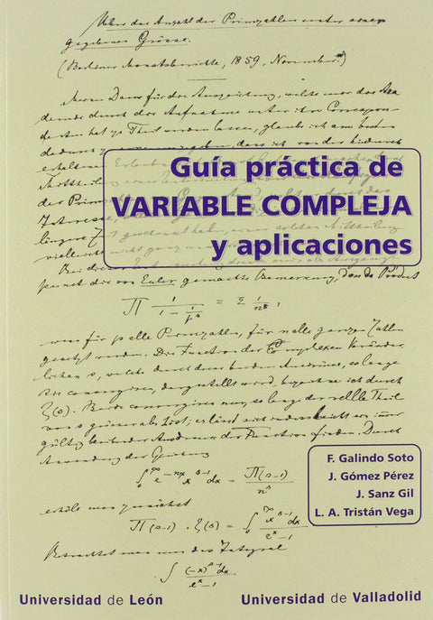  GUÍA PRACTICA DE VARIBALE COMPLEJA Y APLICACIONES 