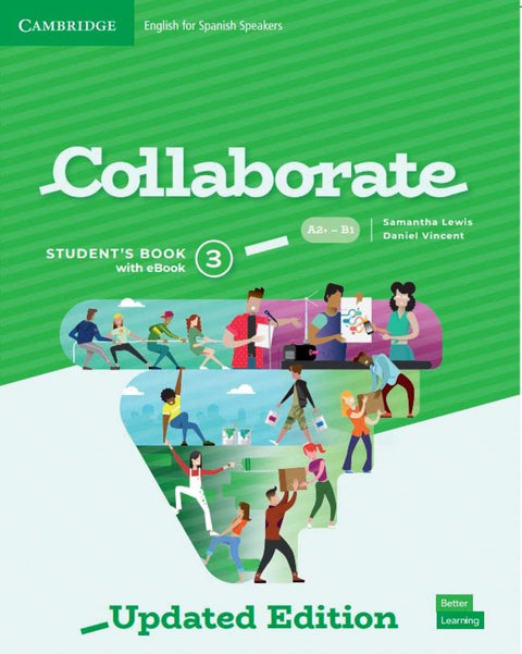  Collaborate Level 3 Student's Book with eBook English for Spanish Speakers Updated 