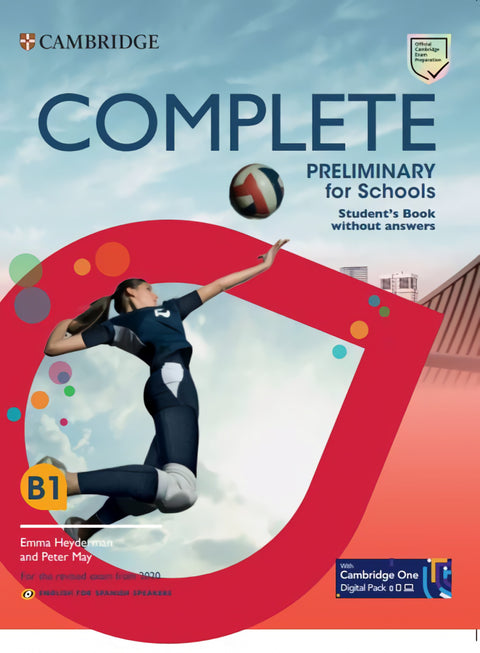  Complete Preliminary for Schools English for Spanish Speakers Student's Pack Updated (Student's Book without answers and Workbook without answers) 