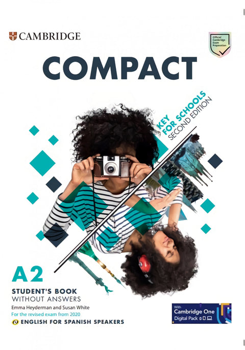  Compact Key for Schools Second edition English for Spanish Speakers Student's Pack Updated (Student's Book without answers and Workbook without answers) 
